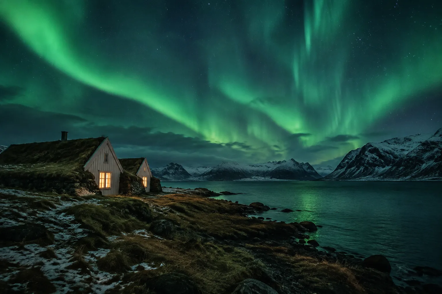 Fjord House – Seaside Turf Cottage — Mánahlíð (4)