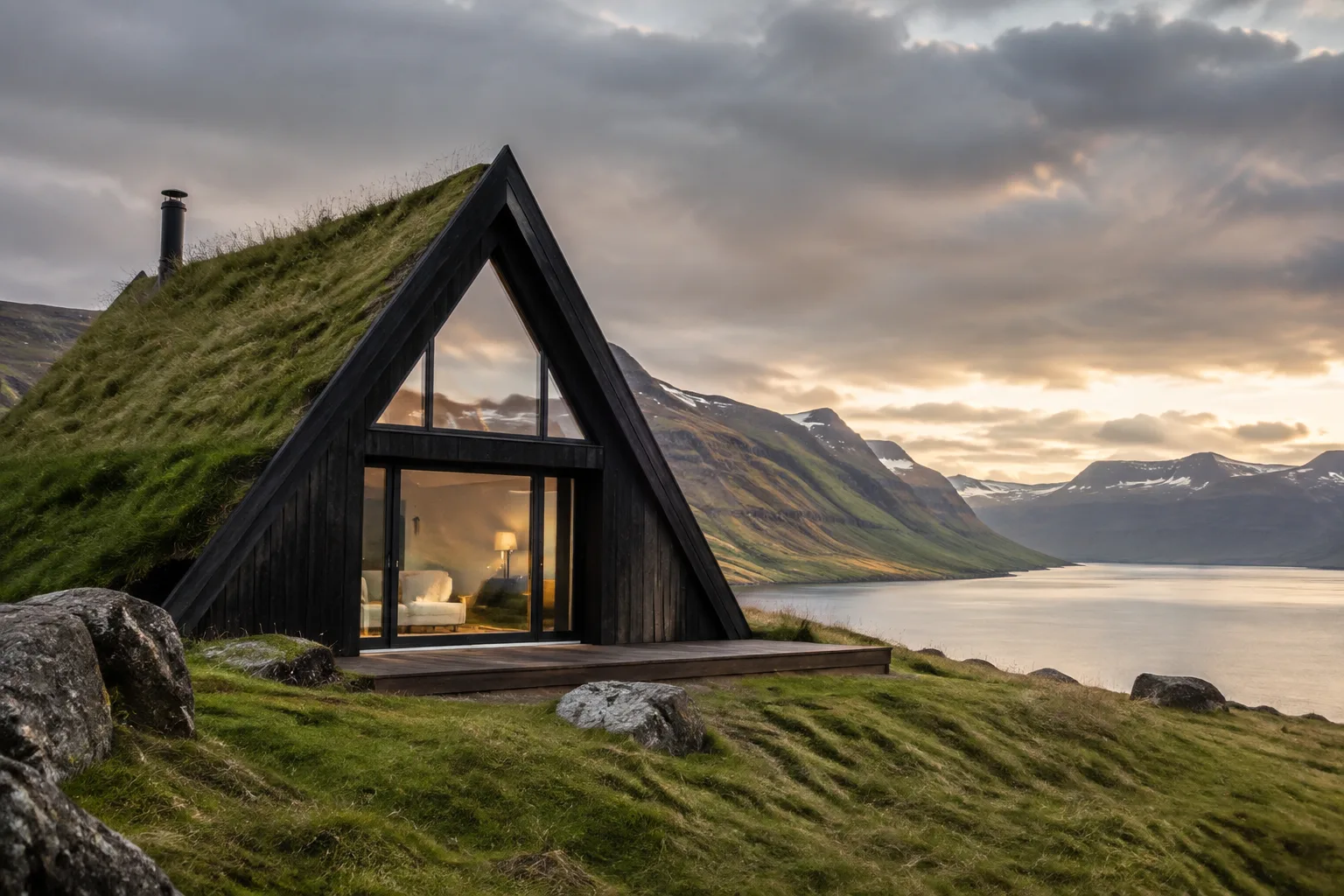 Freyja Cabin – Fjord View Hideaway — Mánahlíð
