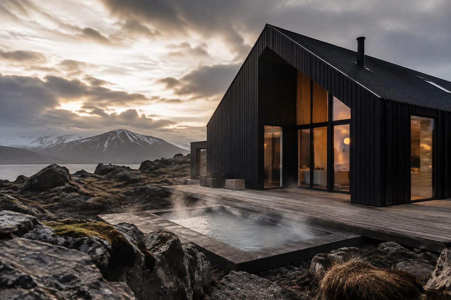 Geysir Lodge – Hot Tub Wilderness Villa — Mánahlíð