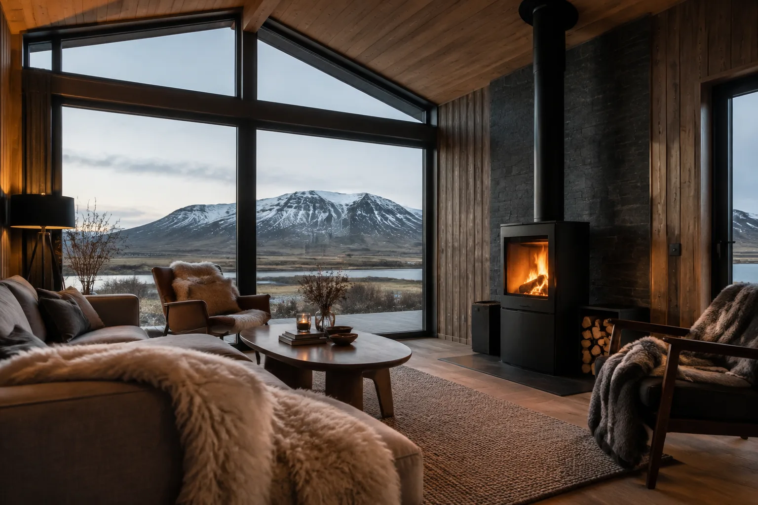 Glacier Cabin – Snowfield Panorama — Mánahlíð (2)