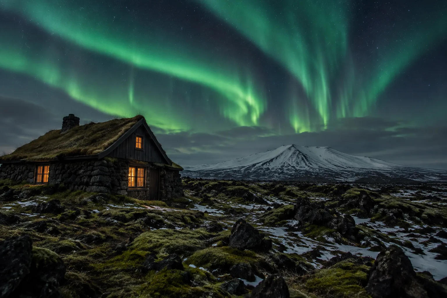 Hekla Cabin – Volcanic Stone Retreat — Mánahlíð (4)