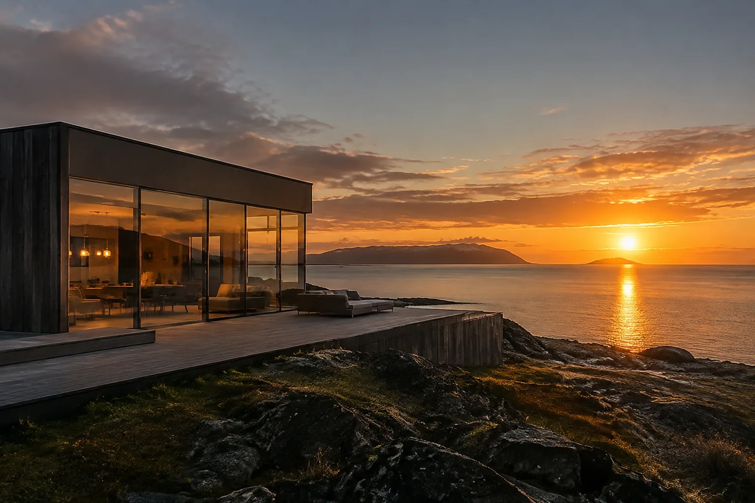 Midnight Sun Lodge – Arctic Summer Villa — Mánahlíð