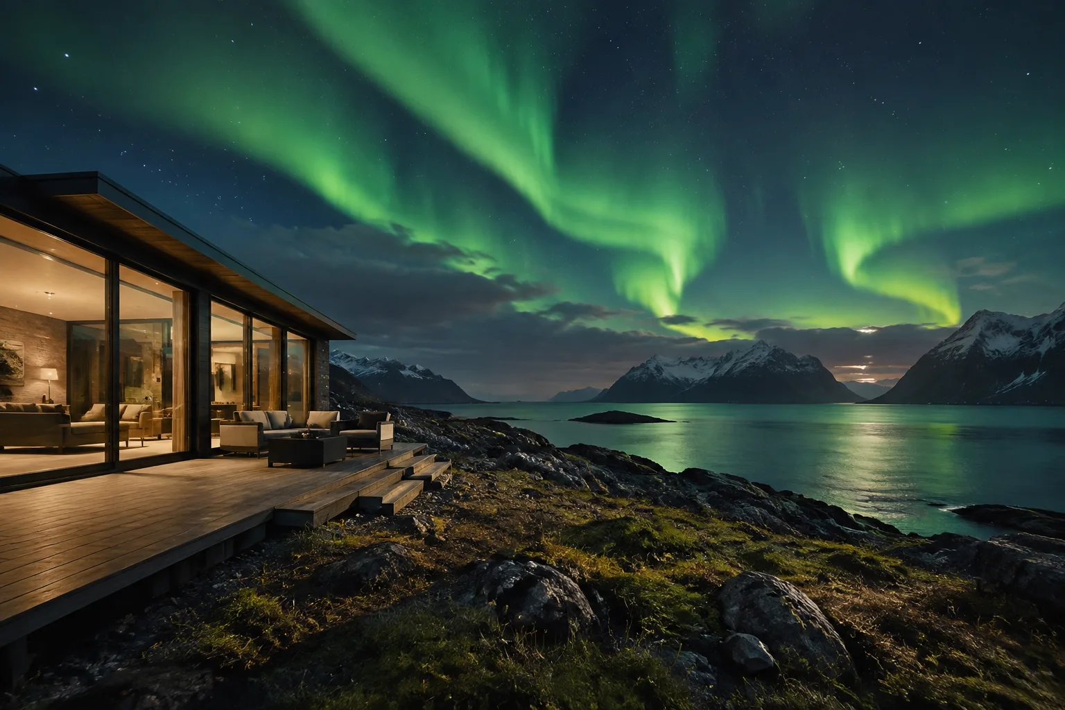 Midnight Sun Lodge – Arctic Summer Villa — Mánahlíð (4)
